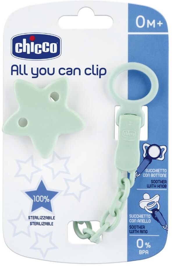 Chicco Ch Clip Universale Verde 0m+