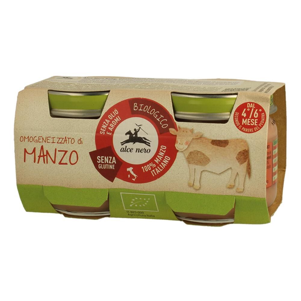 Alce Nero Spa Alce Omo Manzo Bio 2x80g