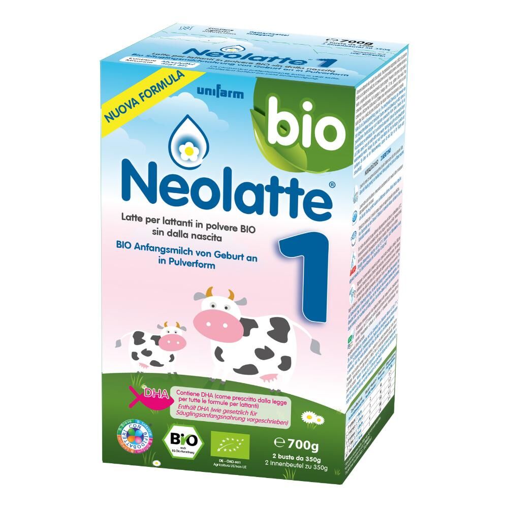 Toepfer Gmbh Neolatte 1 Bio Ara Dha Ara - Latte In Polvere Per I Primi Mesi - 2 Buste Da 350g