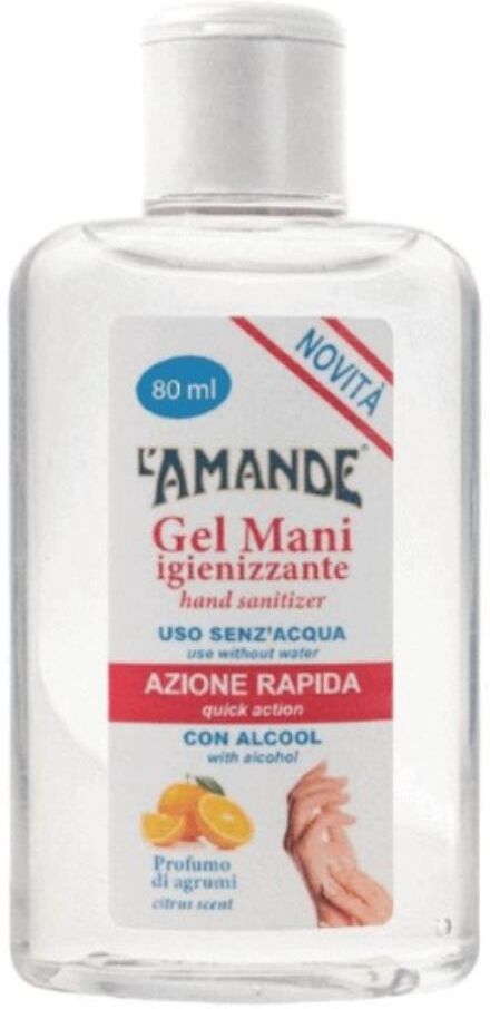 l'amande srl l'amande gel igien.mani  80ml