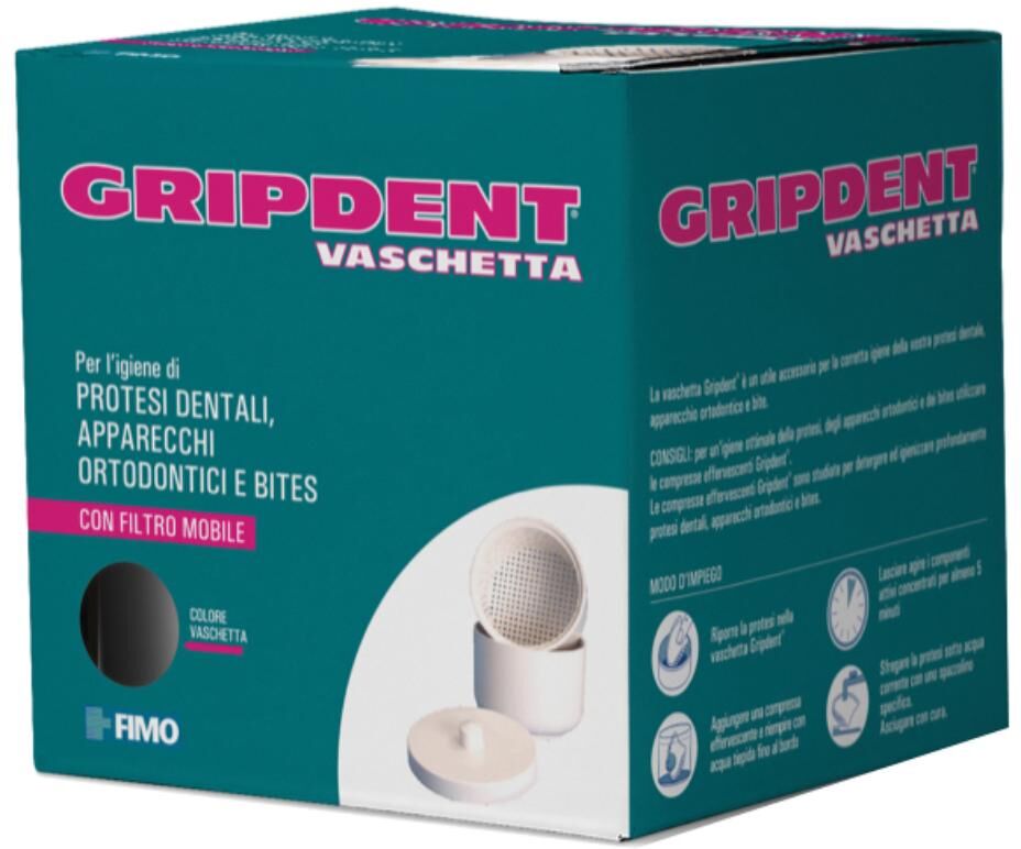 fimo srl gripdent vaschetta p/protesi