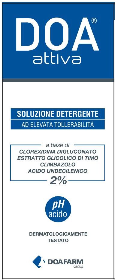 Doafarm Doa Attiva Soluzione 200 Ml- Soluzione Detergente Ad Elevata Tollerabilità