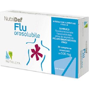 Nutrileya Srl Nutridef Flu Orosolubile 20cpr