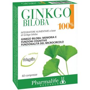 Pharmalife Research Ginkgo Biloba 100% 60 Cpr Prh