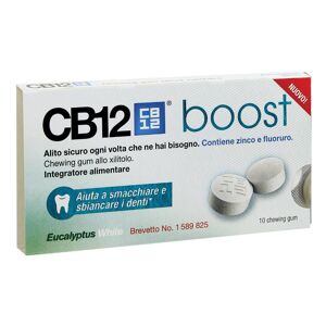 Meda Pharma Spa Cb12 Boost Eucal White 10 Chew