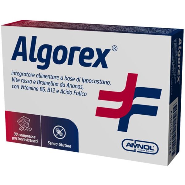 amnol chimica biologica srl algorex 30 cpr