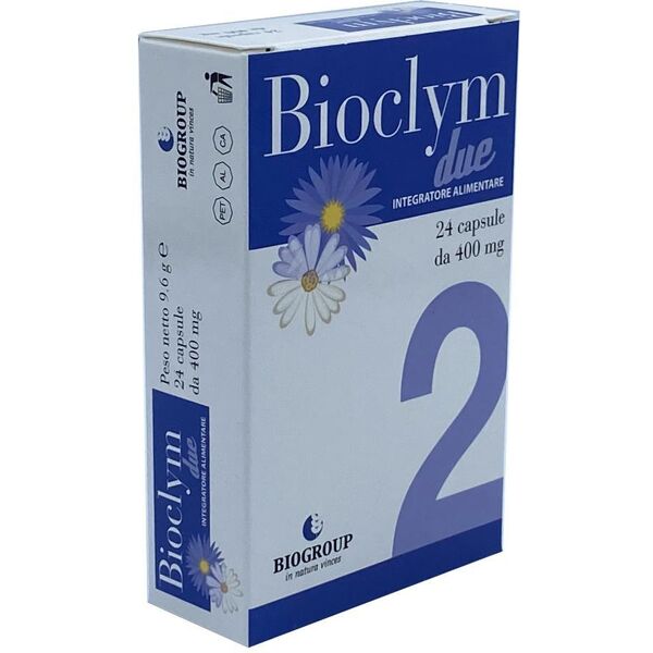 biogroup spa societa' benefit bioclym*due 24 cps 400mg