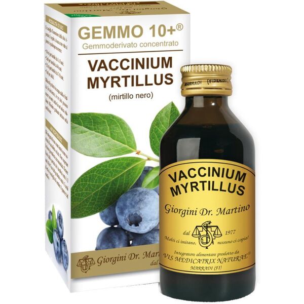 dr.giorgini ser-vis srl mirtillo nero gemmo 10+ 100ml