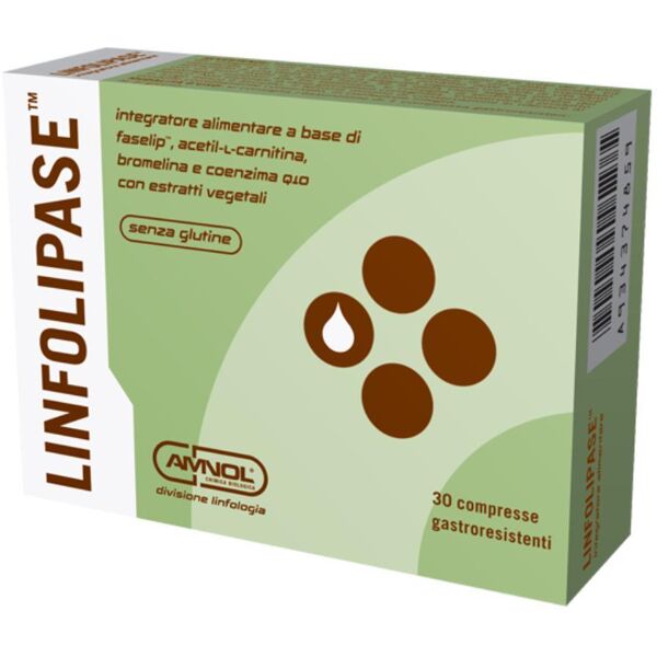 amnol chimica biologica srl linfolipase 30cpr 940mg