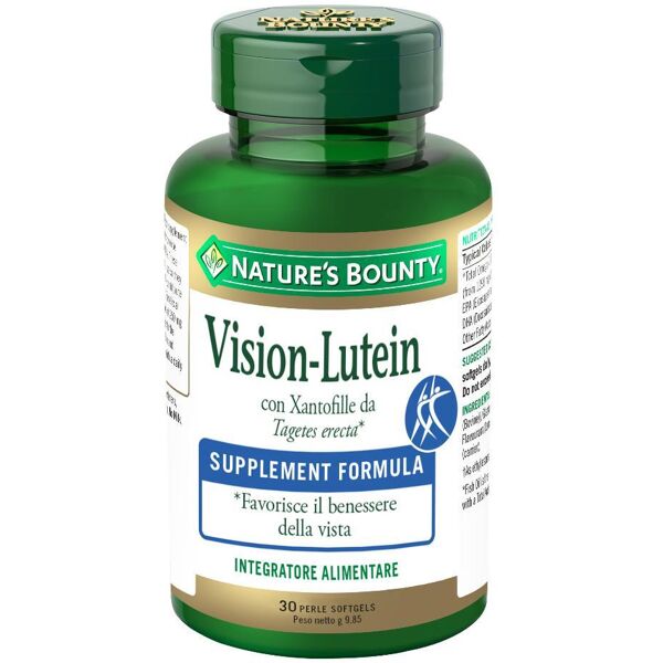 nature's bounty vision lutein 30perle bounty