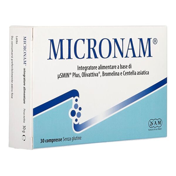 nutri supplies srl micronam 30 compresse- integratore per il microcircolo