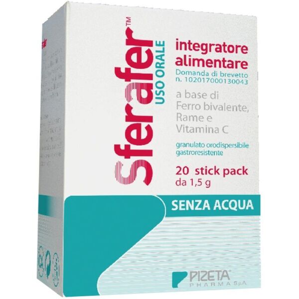 pizeta pharma spa sferafer 20stick pack