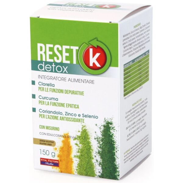 vital factors italia srl reset k detox 150g