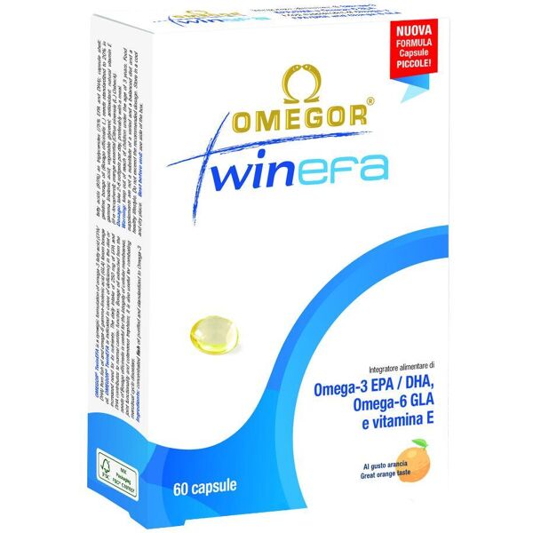 u.g.a. nutraceuticals srl omegor twin efa 60 cps