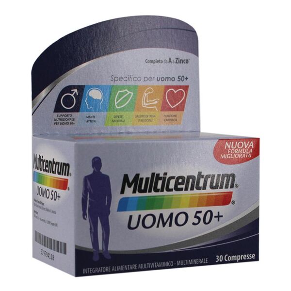 gmm farma srl multicentrum uomo 50+ 30cpr gmm