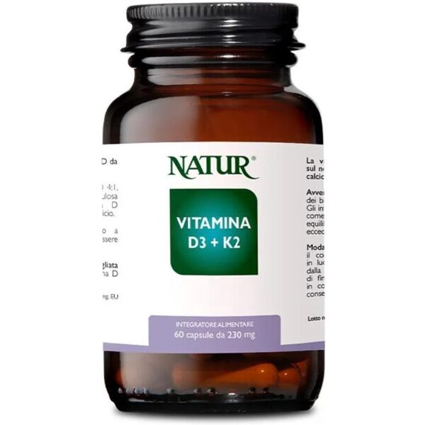 natur srl vitamina d3+k2 60cps natur