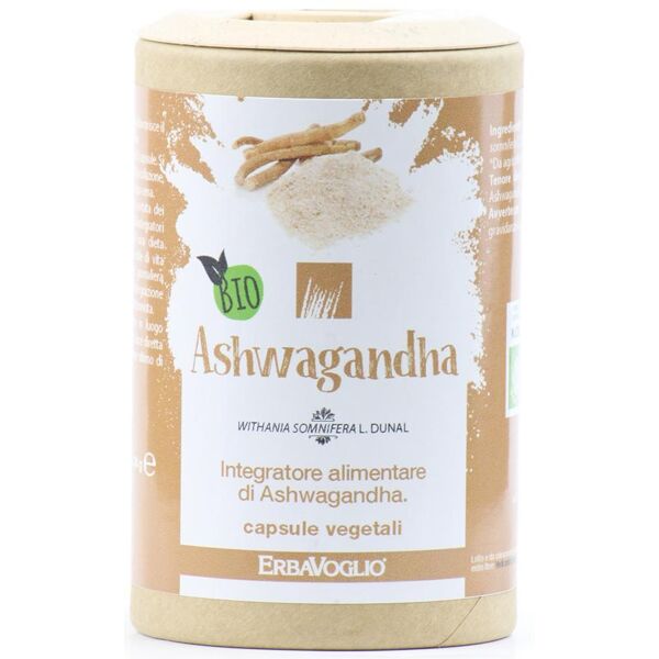 erbavoglio production srl ashwagandha bio 60cps