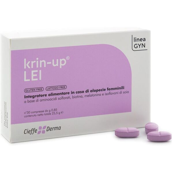 cieffe derma srl krin-up lei 30 compresse - integratore per capelli