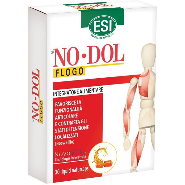 esi srl esi no dol flogo 30 naturcaps liquid - integratore per la funzionalità articolare