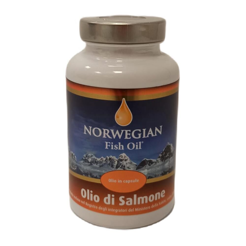 norwegian fish oil as omega 3 olio salmone 180cps