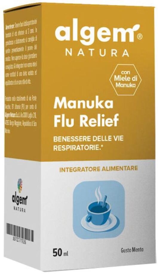 algem natura srl algem manuka flu relief 50ml