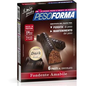 Nutrition & Sante' Italia Spa Pesoforma Bar Dark Fond 12pz