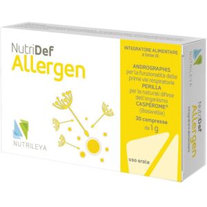 Nutrileya Srl Nutridef Allergen 30cpr