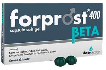 Shedir Pharma Srl Unipersonale Forprost 400 Beta 15 Capsule- Integratore Per La Prostata