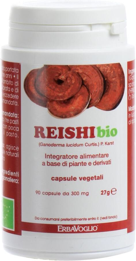 Erbavoglio Production Srl Reishi 90cps Bio 27g