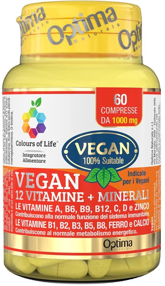 Optima Naturals Srl Colours Life Vegan 60cpr