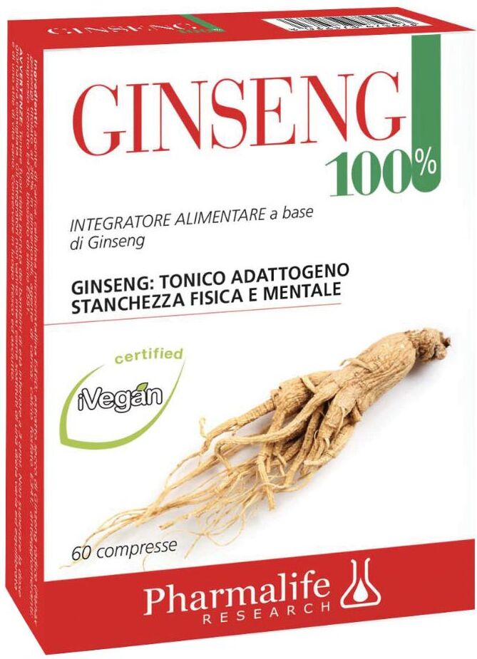 Pharmalife Research Srl Ginseng 100% 60 Cpr Prh