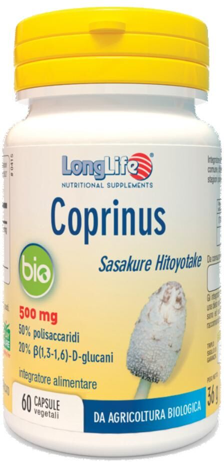 Longlife Srl Longlife Coprinus Bio 60 Cps