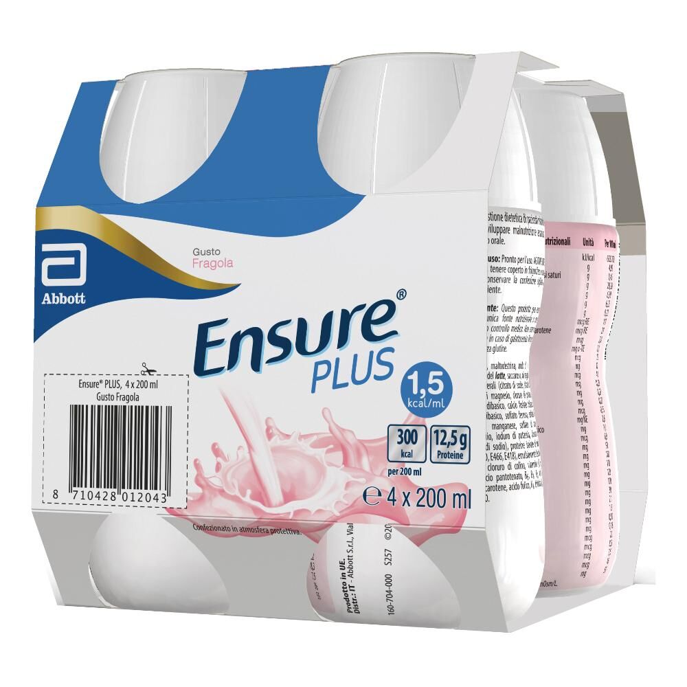 Abbott Ensure Plus Fragola 4x200ml