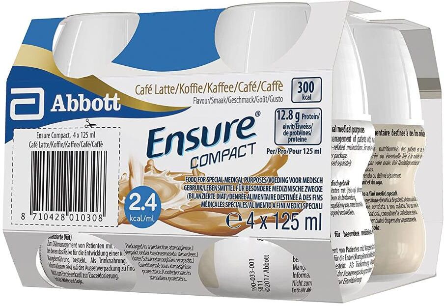 Abbott Ensure Compact Caffe&#039;4x125ml