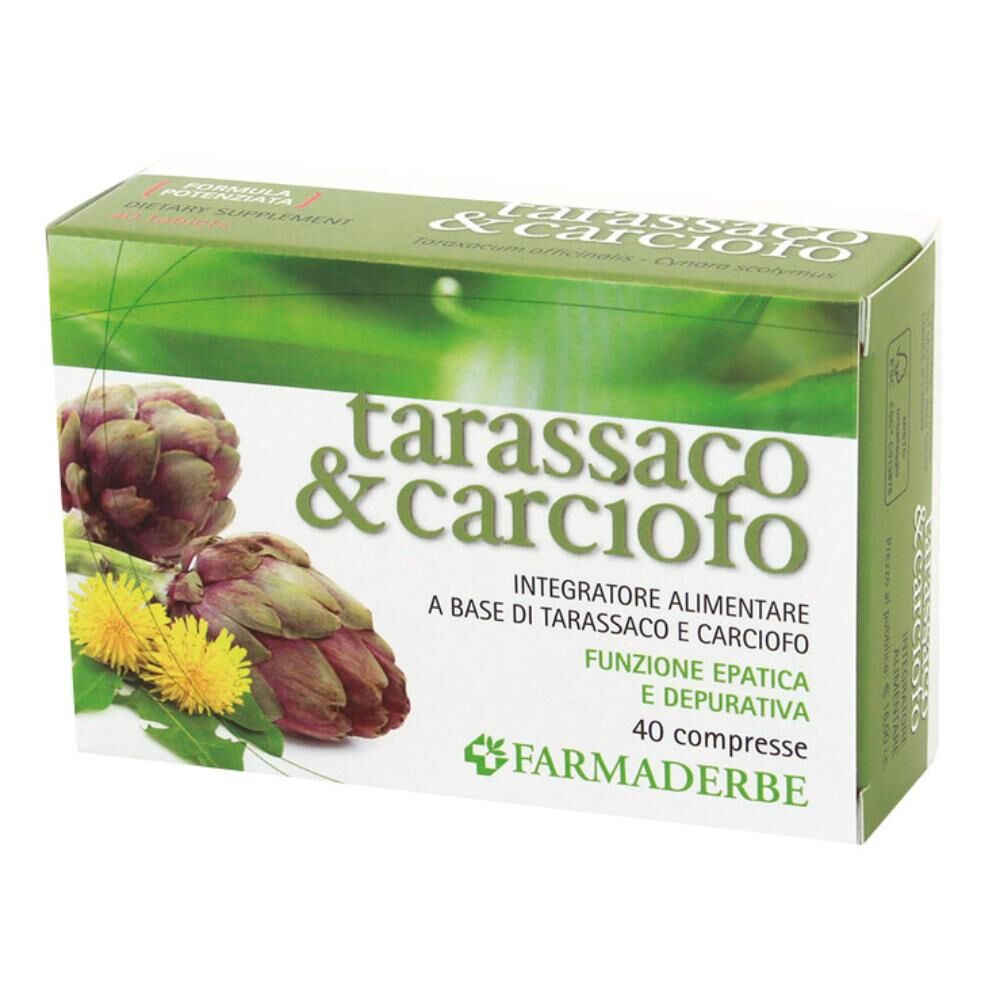 Farmaderbe Tarassaco/carciofo 40cpr