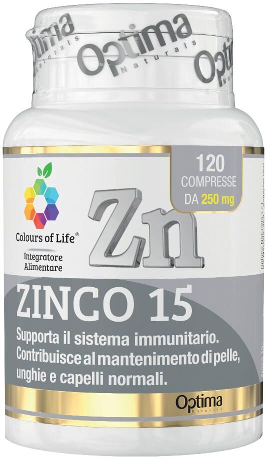 Optima Naturals Srl Zinco 15 120 Cpr Colours