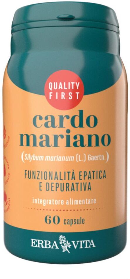 Erba Vita Cardo Mariano 60 Cps 500mg Ebv