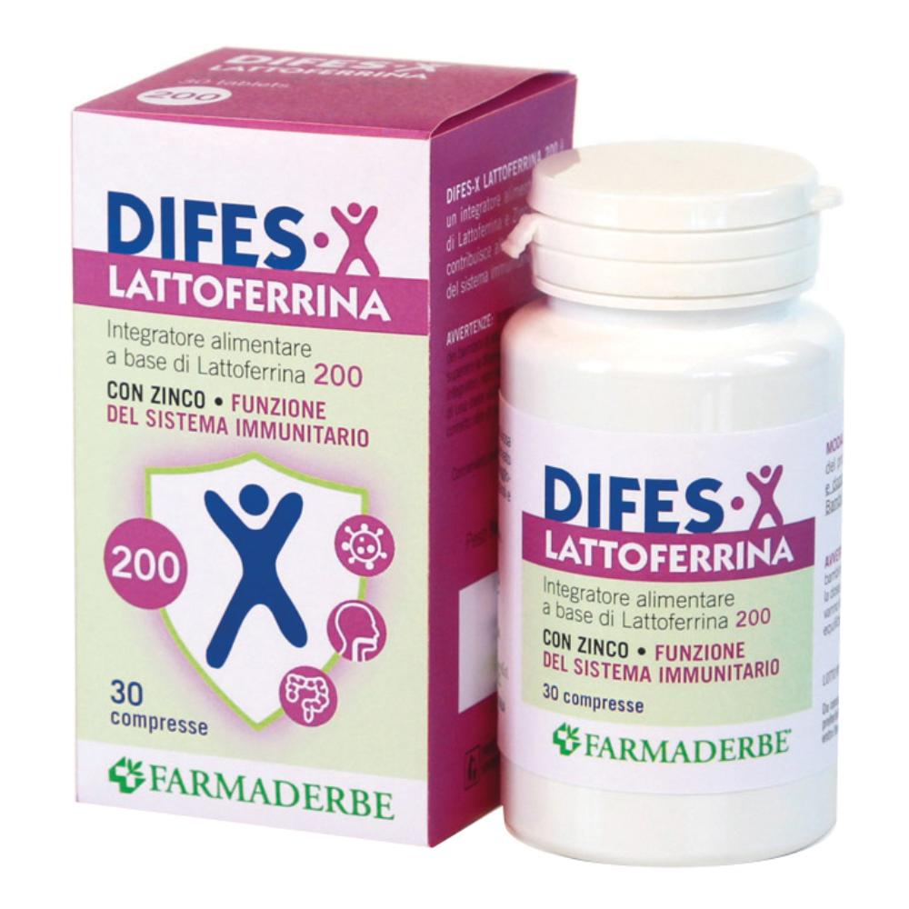 Farmaderbe Difes-X Lattoferrina 200 30cpr