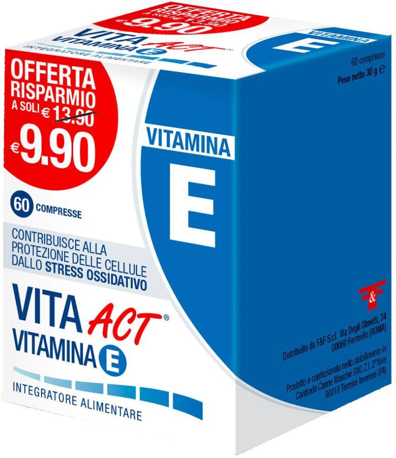 F&f Vita Act Vitamina E 60cpr