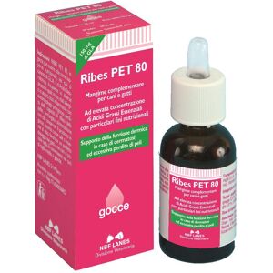 N.B.F. Lanes Srl Ribes Pet 80 Gtt 25 Ml Vet