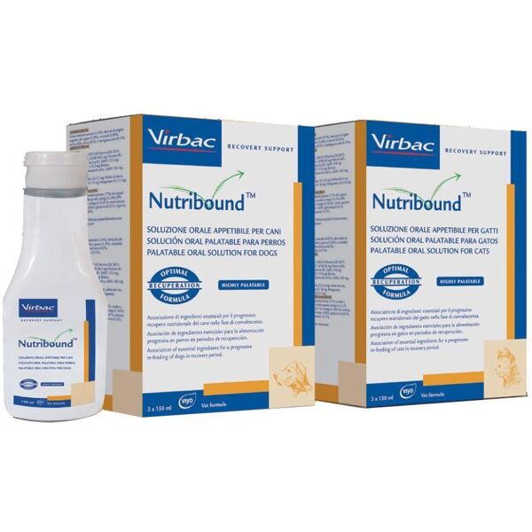 virbac srl nutribound gatti 3flx150ml