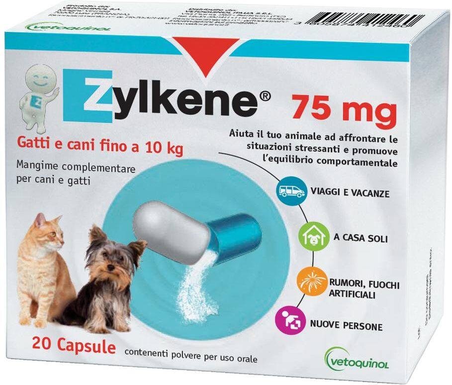 Vetoquinol Italia Srl Zylkene 20cps  75mg Vet