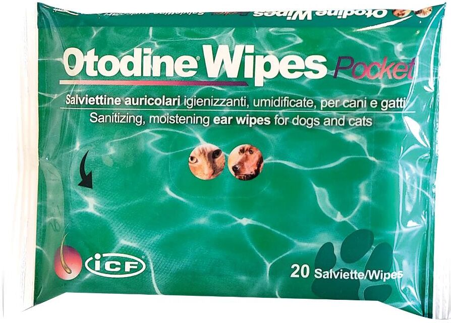 Icf Otodine Wipes Pocket 20pz