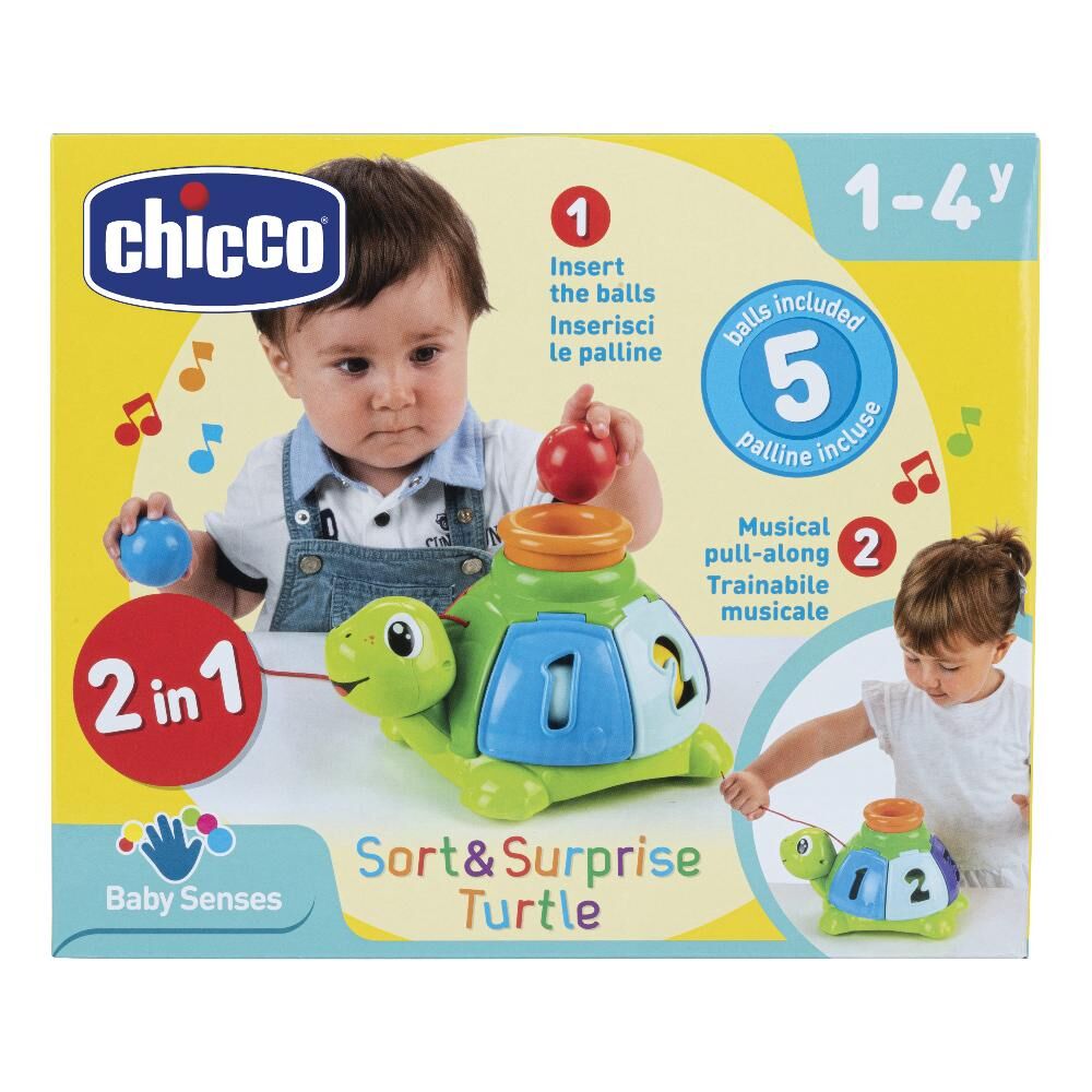 Chicco Ch Gioco Bs Turtle Sort&amp;Surpr.