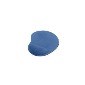 EDNET Tappetino per mouse colore blu con poggiapolsi in gel