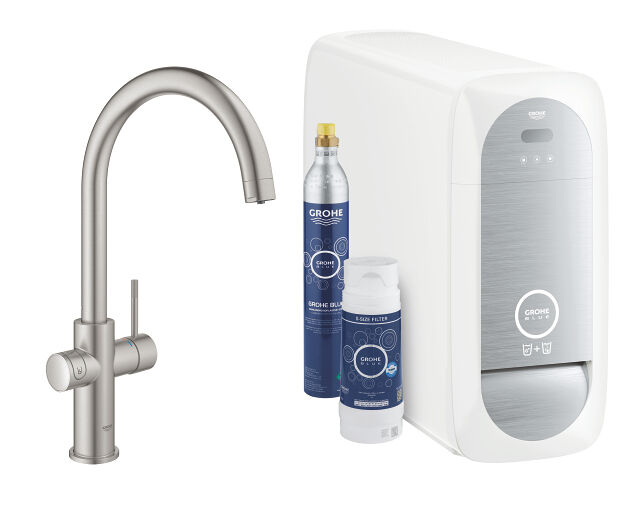 Grohe Blue HOME - Sistema di filtraggio e raffreddamento con INSTALLAZIONE INCLUSA - 31455DC1