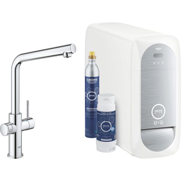 grohe blue home - sistema di filtraggio e raffreddamento con installazione inclusa - 31454001