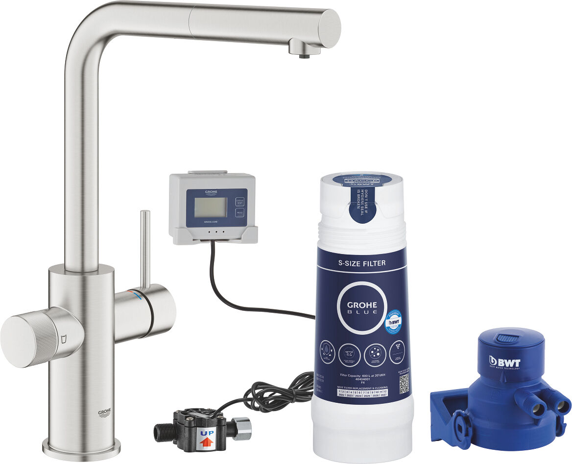 grohe blue pure - sistema di filtraggio acqua - installazione inclusa - 1000141