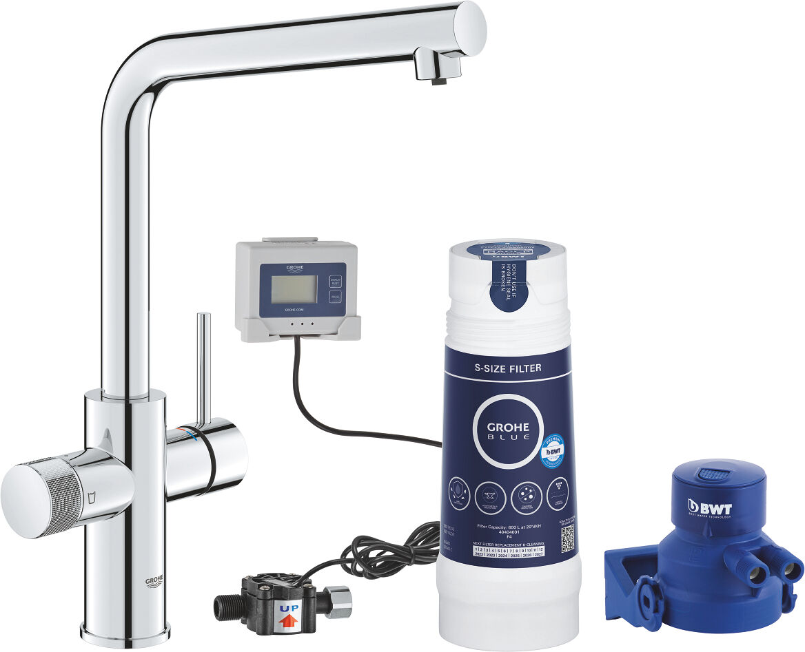 grohe blue pure - sistema di filtraggio acqua - installazione inclusa - 30589000