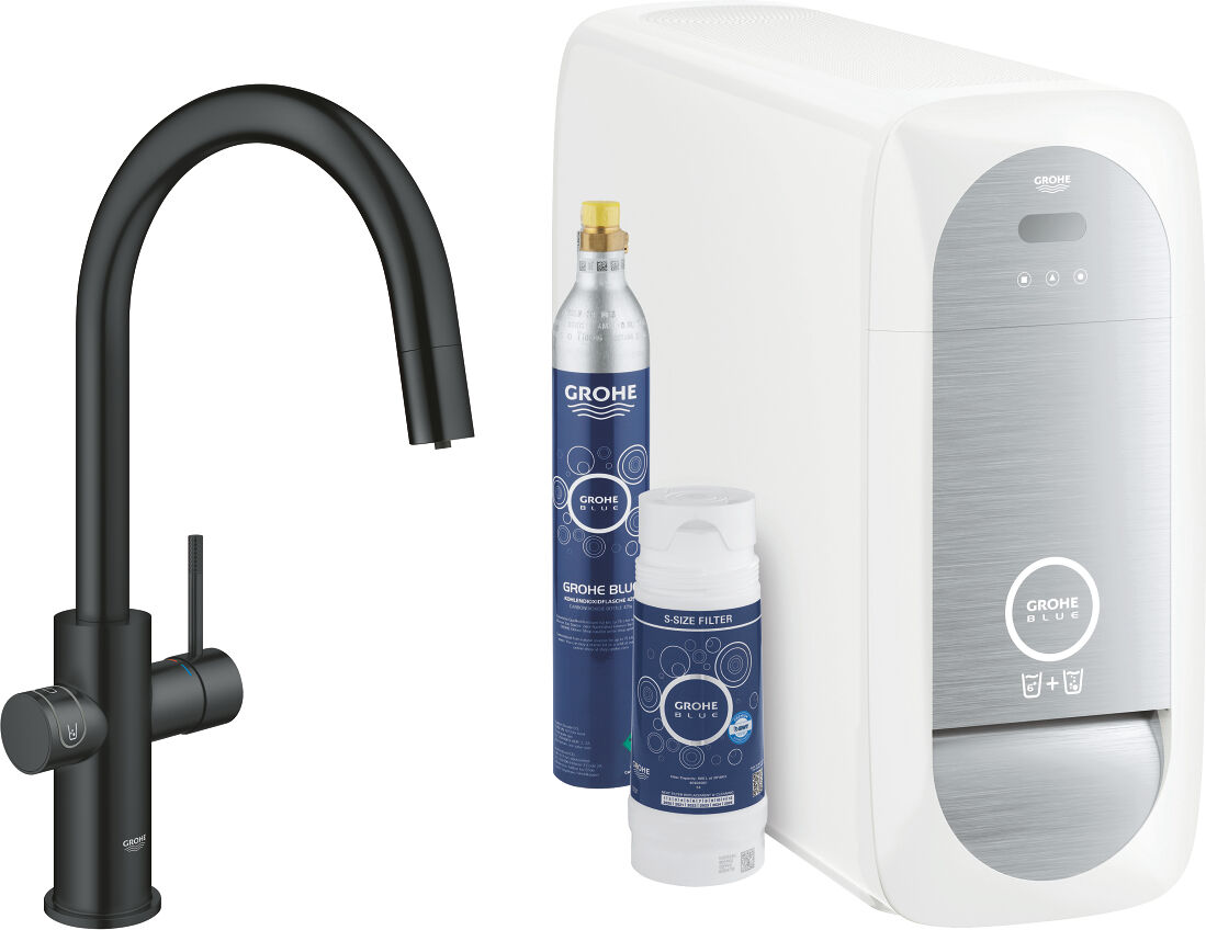 Grohe Blue HOME - Sistema di filtraggio acqua - Doccino Estraibile - INSTALLAZIONE INCLUSA - 31541KS0